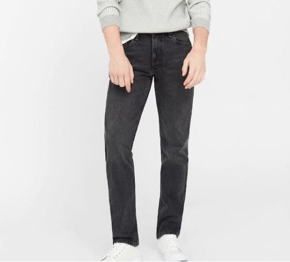 Τζιν ανδρικό παντελόνι γκρι 12.99€ @ Mango outlet