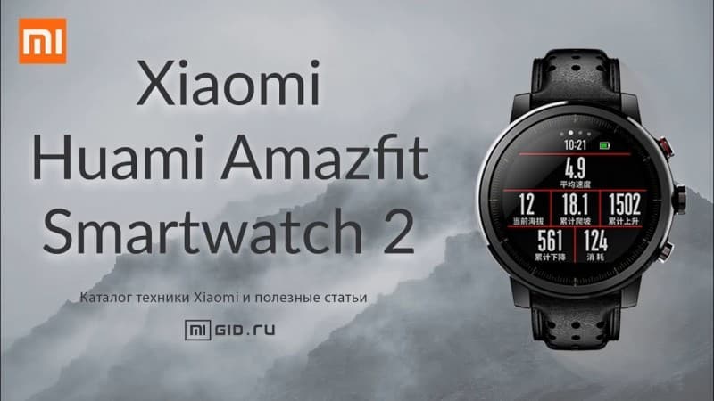 Xiaomi Amazfit Smartwatch 2 English Version - BLACK