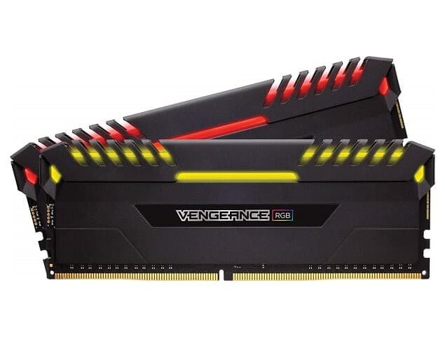 Μνήμη Corsair Vengeance RGB 16GB (2x8GB) DDR4 2666MHz C16 XMP 2.0  85,84€ @ amazon.de