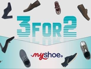 3 for 2 σε επιλεγμένα σχέδια στο myshoe.gr