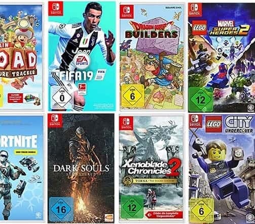 3 παιχνίδια Nintendo Switch (επιλογή από συνολικά 22) 74,27€ @ amazon.de