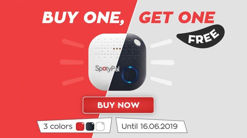Προσφορά 1+1 για Bluetooth tracker (Spotypal)