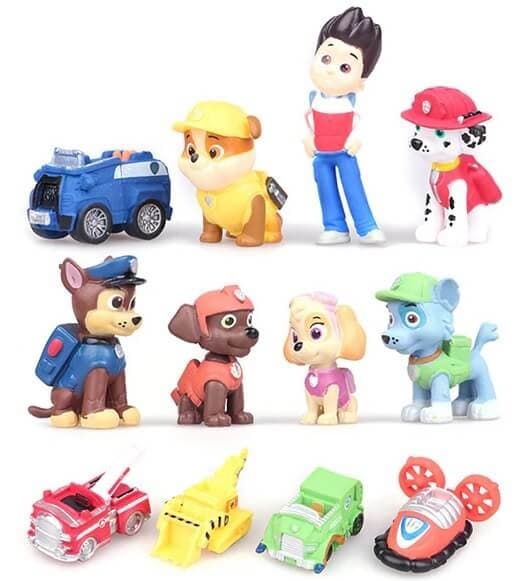 12 φιγούρες Paw Patrol 4,94€ στο Gearbest