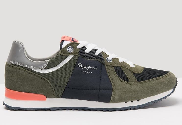 Pepe Jeans PMS30415 Tinker Χακί Sneakers 51€ &amp; άλλες προσφορές σε ανδρικά/γυναικεία Pepe στο buldoza.gr