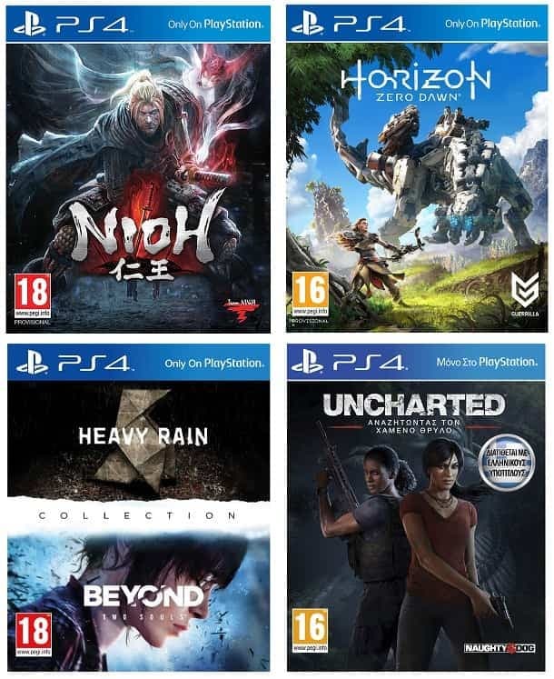 Nioh, Horizon: Zero Dawn, Uncharted Collection και άλλα PS4 παιχνίδια με 20€ το καθένα -- [Public]