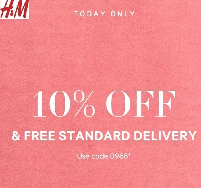 Extra έκπτωση 10% και δωρεάν μεταφορικά στα H&amp;M