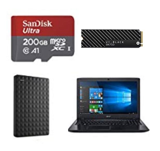 Προσφορές σε προϊόντα αποθήκευσης και Laptops @ amazon.com