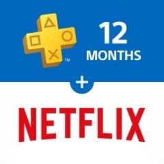 Συνδρομή PlayStation Plus 12 μηνών + 3 μήνες δώρο Netflix @ PS Store
