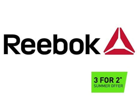 3 for 2 σε όλα τα προϊόντα στο Outlet της Reebok