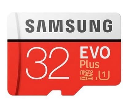 Samsung Evo Plus 32GB microSDHC κάρτα μνήμης 4,50€ στο Rosegal