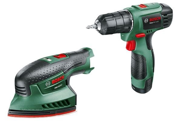 Σετ Δραπανοκατσάβιδο Easydrill 1200 &amp; Τριβείο Easysander Solo Bosch + Δώρο Σακίδιο Πλάτης