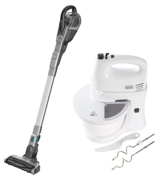 Σκούπα 2 σε 1 Black+Decker FEJ520JFS και Μίξερ B&D HM300BL με 144.90€ από e-shop.gr