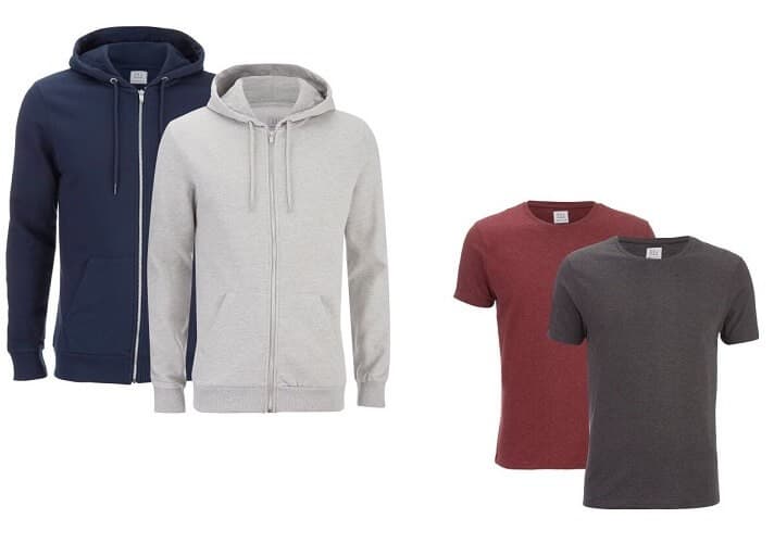 2 Hoodies + 2 T-Shirts  Smith &amp; Jones 28€ τελική στο zavvi.com