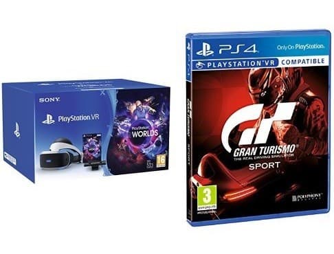 Sony PlayStation VR 2 + Camera + Gran Turismo Sport + VR Worlds Voucher 249,40€ @ amazon.it