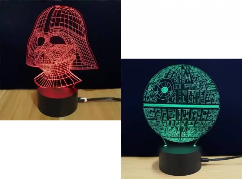 Star Wars Darth Vader / The Death Star 3D Lamp 5,10€ @ Gearbest