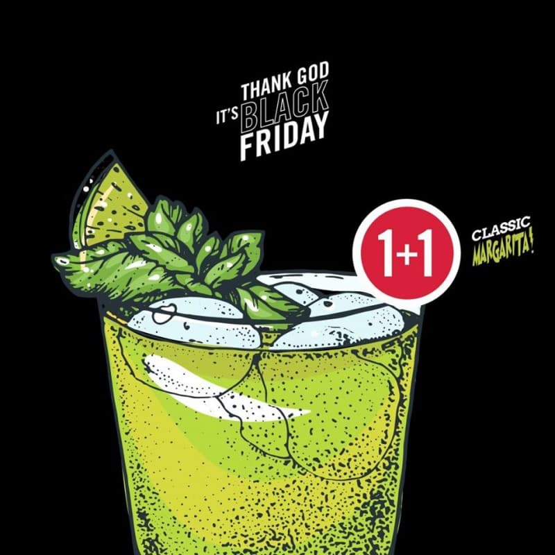 Αύριο 29/11    1+1 Classic Margarita @TGI Fridays