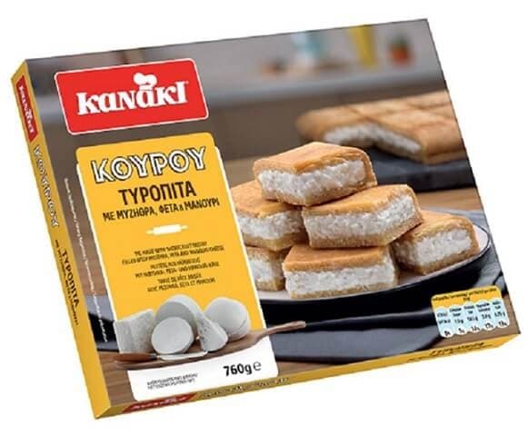 Τυρόπιτα Κανακι Κουρού 760 gr, 1,46€ με pokee | ΕΛΟΜΑΣ