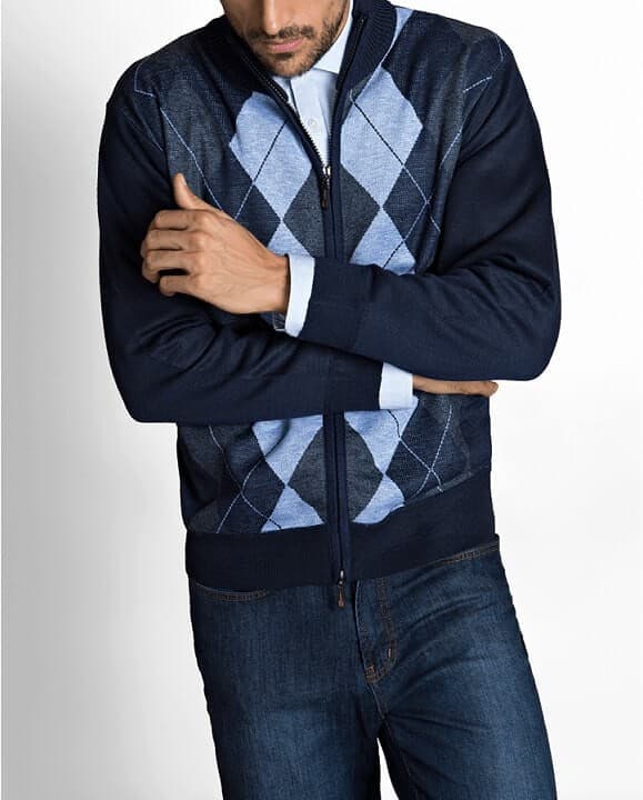 Casual Combo Πουκάμισο + Πλεκτό + Παντελόνι τζιν 89,50€ στον Vardas