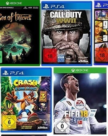 Αγοράζεις 5 και πληρώνεις 3 παιχνίδια PS4 ή Xbox One @ amazon.de