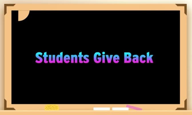 Vodafone CU Student_Give Back Promo