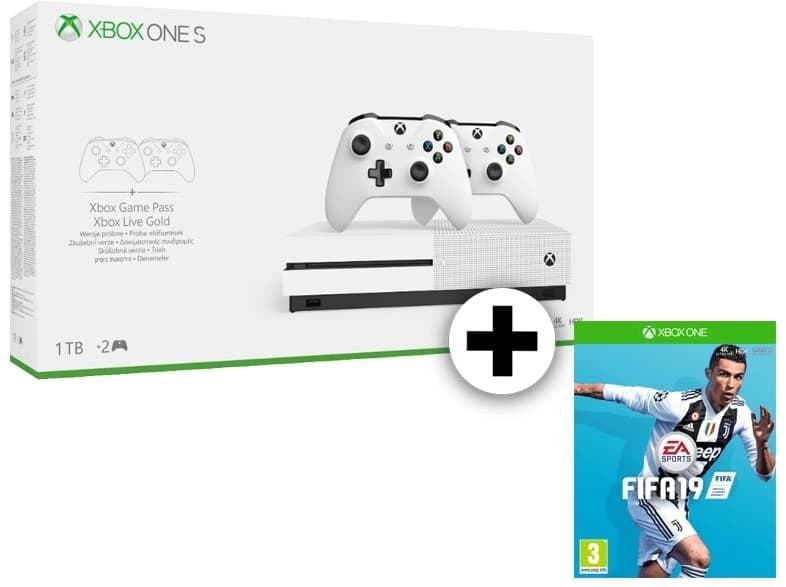 Πακέτα Xbox One S 1TB + FIFA19 265€ και XONE X 1TB 480€ @ Media Markt