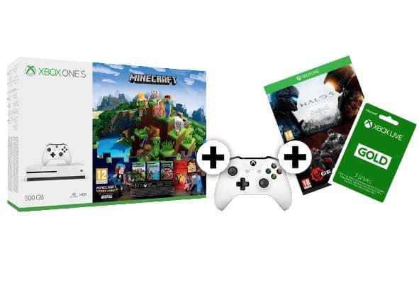 Xbox One S 500GB + 2o χειριστήριο + 3 Games + 3 μήνες Live Gold 279€ - Media Markt