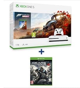 Xbox One S 1TB + Gears of War 4 + 2ο παιχνίδι ή χειριστήριο 214€ και Xbox One X 479€