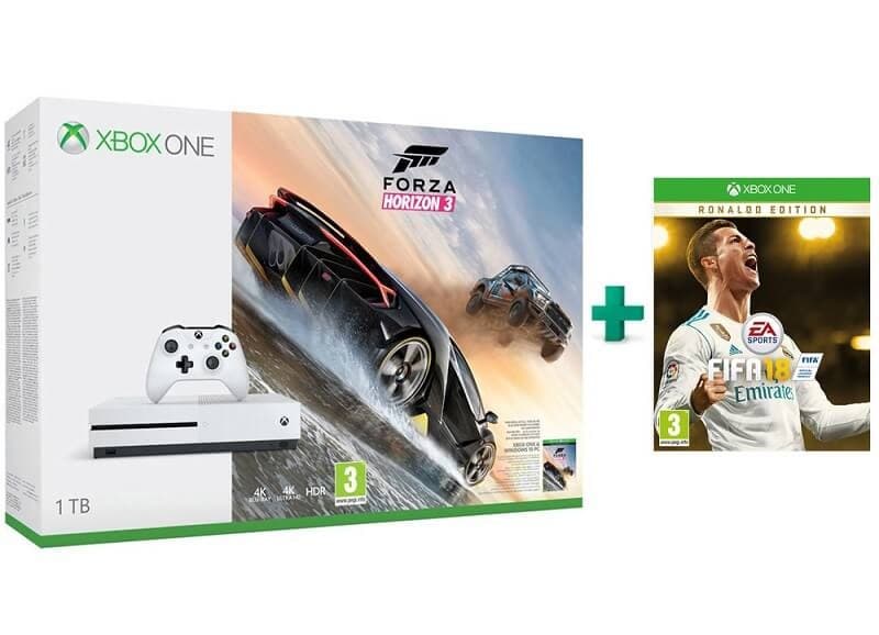 Xbox One S 500GB bundles + FIFA18 με 249€ &amp; 1TB bundles + FIFA18 299€