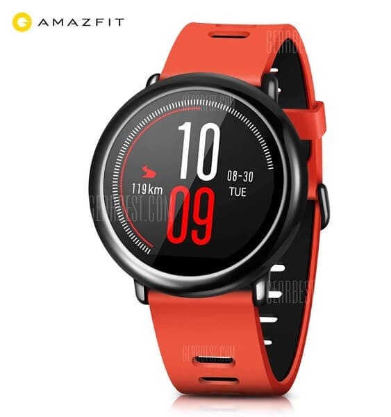 Xiaomi AMAZFIT Smart Watch - Red English Version 80,22€ στο Gearbest