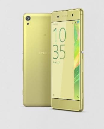 Κινητό Sony Xperia XA 99€ σε χρώμα lime-gold  @ Teleunicom