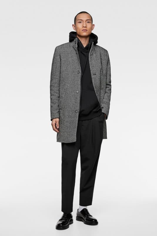 Ανδρικό παλτό καπιτονέ 15.99€ @ Zara