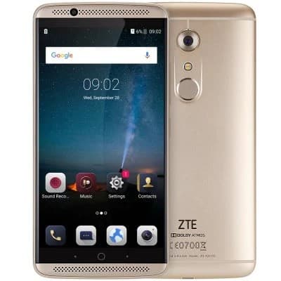 ZTE AXON 7 4G Phablet  -  GOLDEN Bezel-less 4GB RAM 64GB ROM HiFi Global