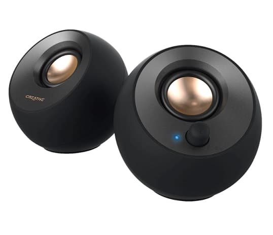 Creative Pebble v2 2.0 Desktop Speakers USB-C Black