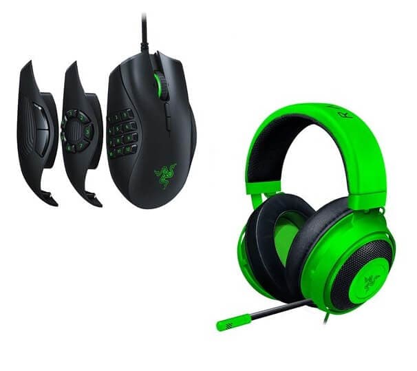 Razer Kraken Analog Headset + Naga Trinity Gaming Mouse 129€ από Κωτσόβολο