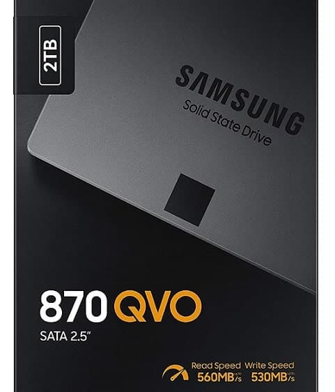 Samsung 870 QVO 2TB 2.5'' SATA III SSD 176.47€ - Amazon ES