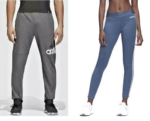 Ανδρική φόρμα Adidas Essentials Performance με 19,10€ &amp; Γυναικείο κολάν Adidas Essentials 3-Stripes Tights με 12,73€