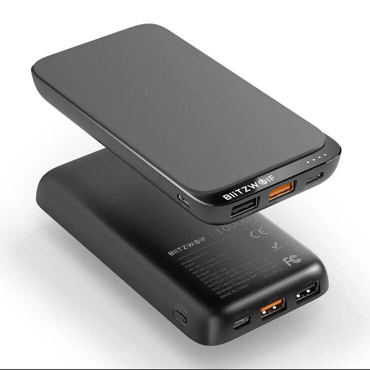 BlitzWolf BW-P10 10000mAh Power Bank (Type-C + 2xUSB 18W + Wireless charging 10W) 15,82€ στο Banggood EU