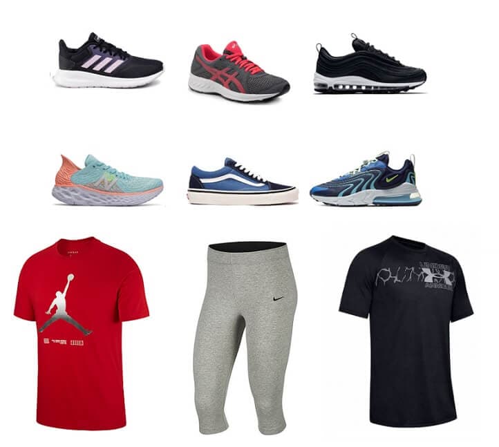 Εκπτώσεις από -50% στο Outletcenter/Zakcret Sports (παραδείγματα)