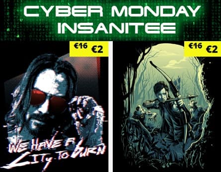 Qwertee Cyber Monday T-shirt από 2€