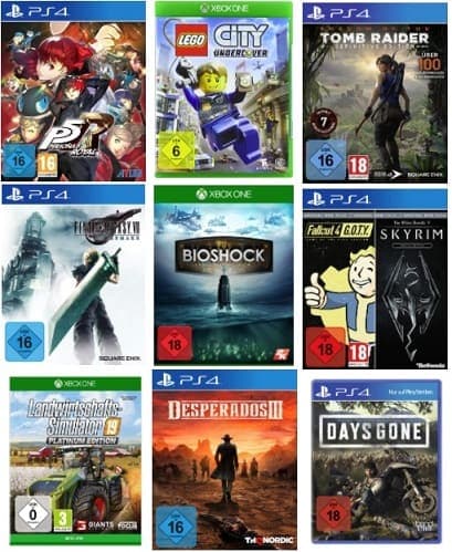 3 for 2 σε επιλεγμένα Video Games (PS4, X1, PC) @ amazon.de
