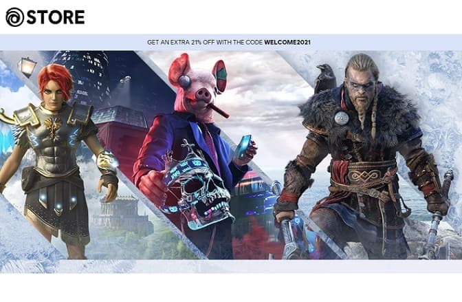 Extra -21% σε video games (PC) @ Ubisoft Store