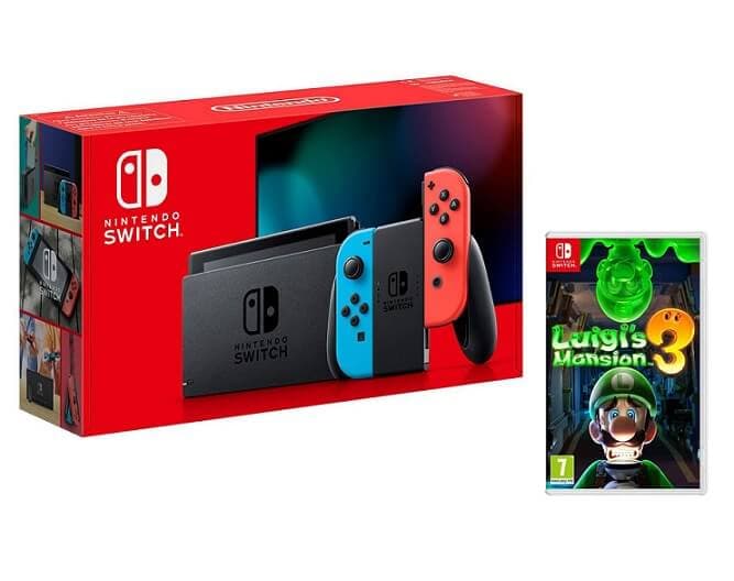 Nintendo Switch + Luigi's Mansion 3 με 349€ - Public