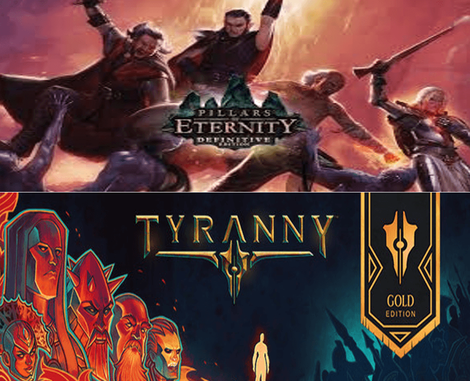 Δωρεάν δύο παιχνίδια από την Epic Games, τα: Pillars of Eternity - Definitive Edition και Tyranny - Gold Edition.