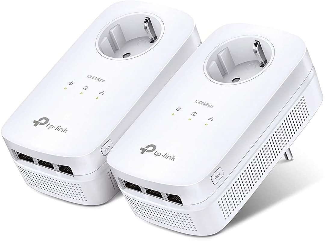 TP-Link TL-PA8030P 1300 Mb/s Powerline Kit, Passthrough, 6x Gigabit Ports, 2*2-ΜΙΜΟ