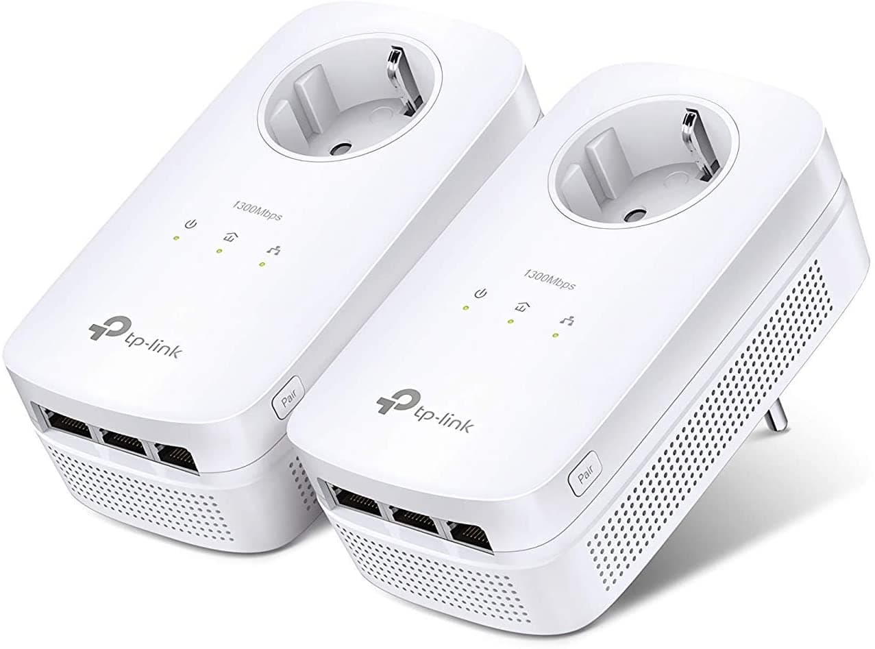 TP-Link TL-PA8030P 1300 Mb/s Powerline Kit, Passthrough, 6x Gigabit Ports, 2*2-ΜΙΜΟ
