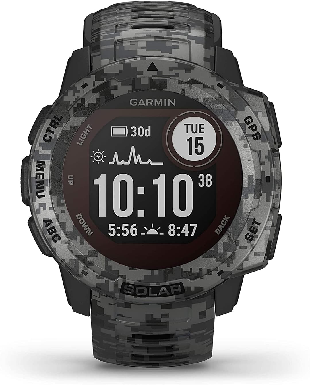 Garmin Instinct Solar, Camo Edition - κάσα 45mm