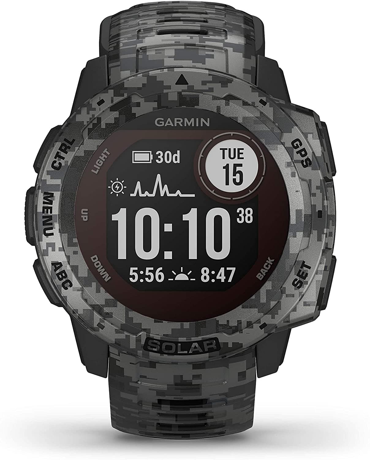 Garmin Instinct Solar, Camo Edition - κάσα 45mm