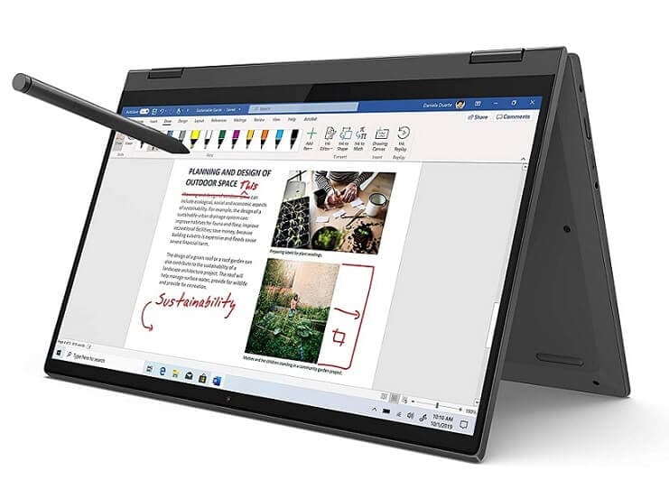 Lenovo Flex 5 14" 2-in-1 Laptop (14.0" FHD Touch, AMD Ryzen 5 4500U, 16GB DDR4, 256GB SSD, Digital Pen Included, Win 10, 81X20005US)