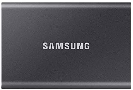 Samsung T7 Portable SSD - 1 TB - USB 3.2 Gen.2 External SSD Titanium Grey (MU-PC1T0T/WW)