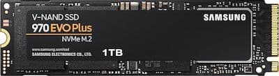 Samsung SSD 970 EVO Plus 1 TB M.2 Internal NVMe SSD